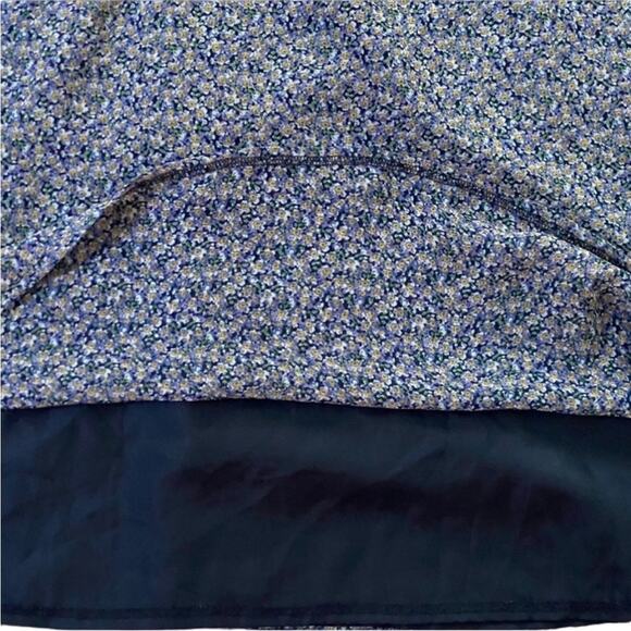 Vintage Dress 10 Y2K Laura Ashley Fall Floral Dress 90s Grunge Cottage Shift - Picture 9 of 13